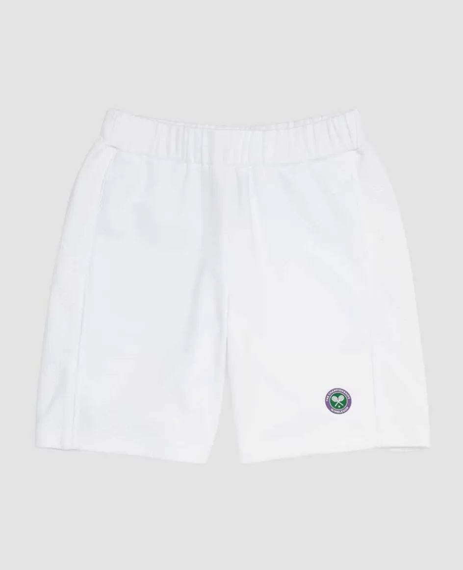 Wimbledon Kids Core Performance Shorts - White