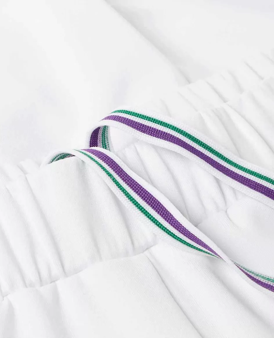 Wimbledon Kids Core Performance Shorts - White