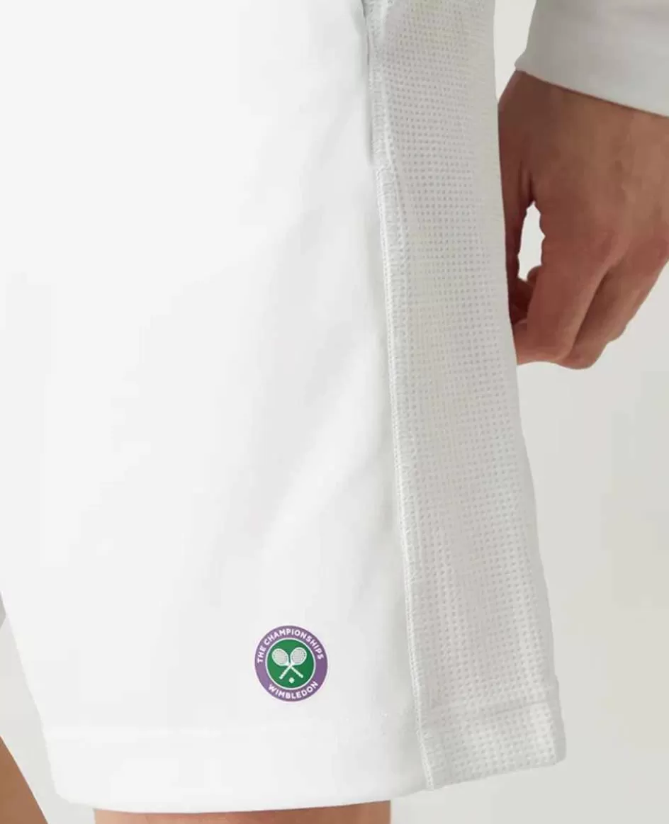 Wimbledon Mens Core Performance Shorts - White