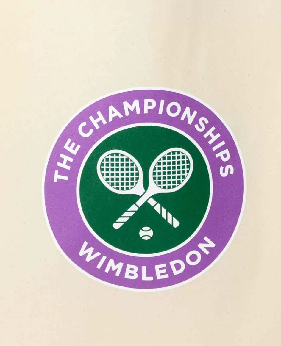 Wimbledon Organic Cotton Shopper Tote With Championships Logo - Natural