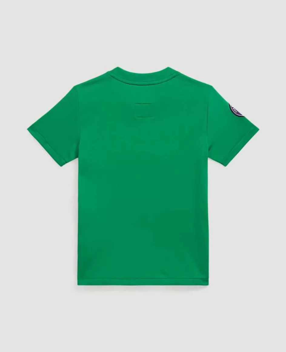 Ralph Lauren Polo Kids Performance Jersey Graphic Tee - Green