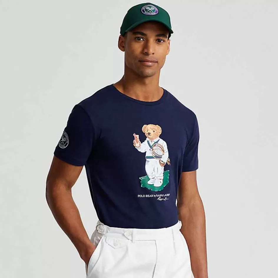 Ralph Lauren Polo Men's Custom Slim Fit Bear T-Shirt - Navy