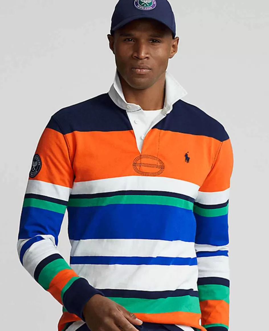 Ralph Lauren Polo Men's Custom Slim Fit Rugby Shirt - Multi