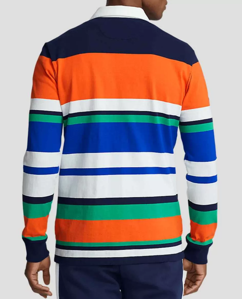 Ralph Lauren Polo Men's Custom Slim Fit Rugby Shirt - Multi