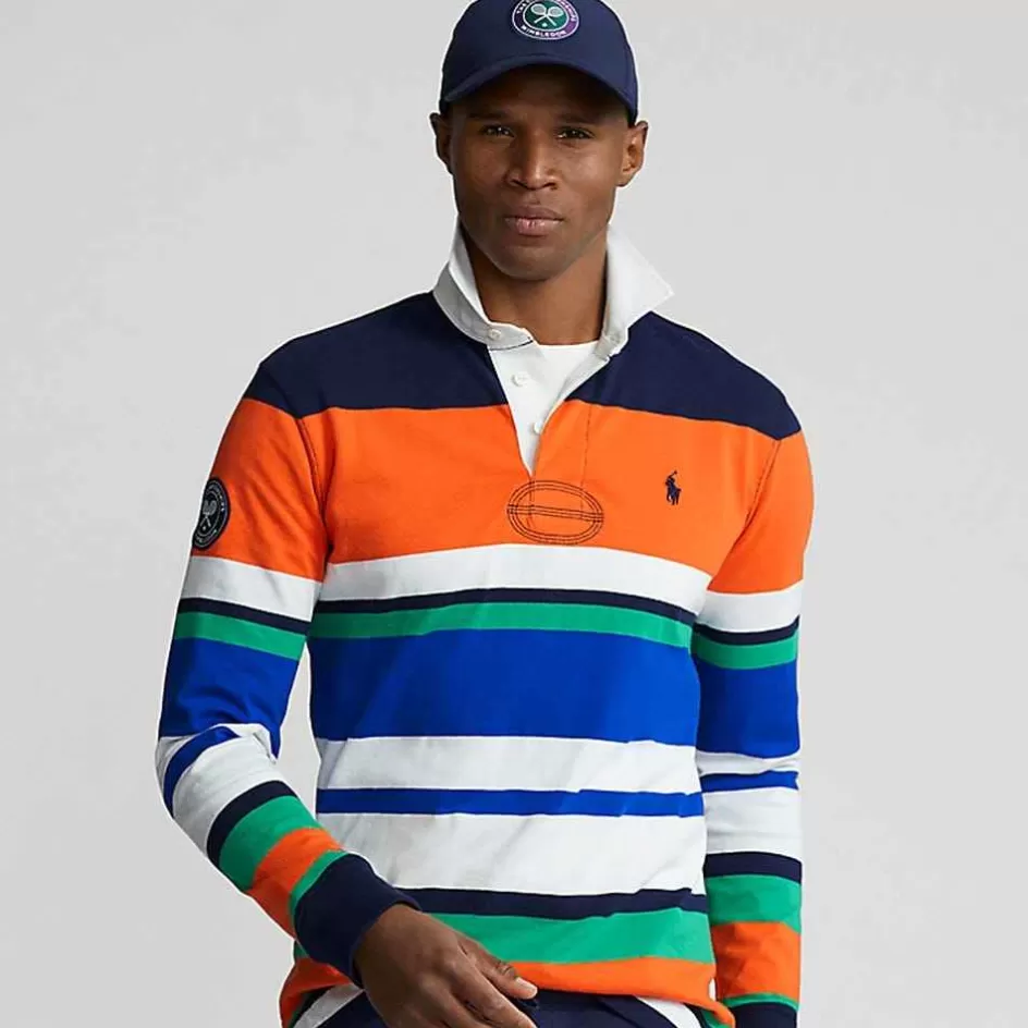 Ralph Lauren Polo Men's Custom Slim Fit Rugby Shirt - Multi