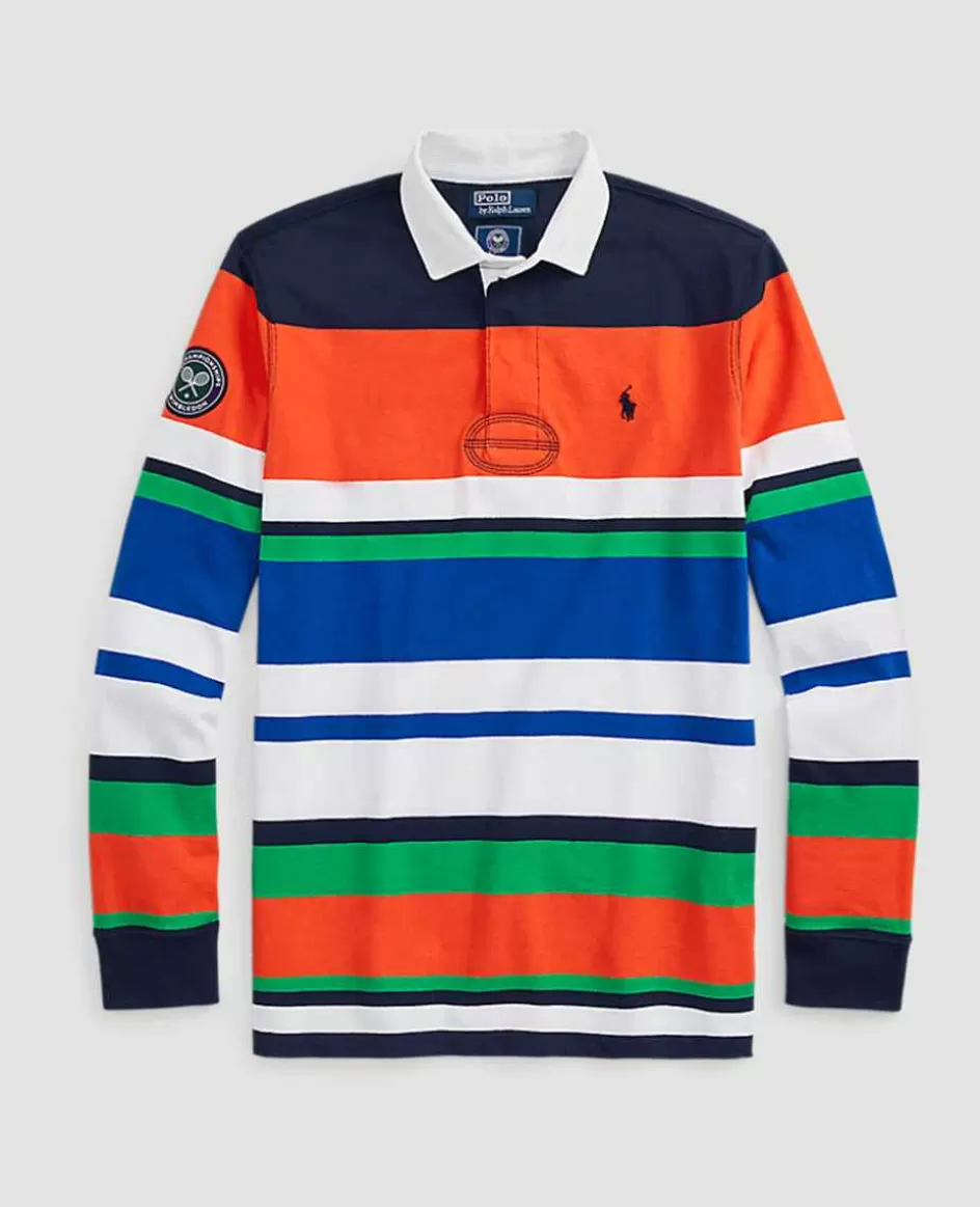 Ralph Lauren Polo Men's Custom Slim Fit Rugby Shirt - Multi