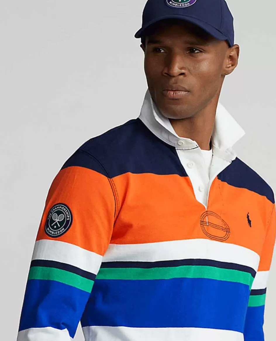 Ralph Lauren Polo Men's Custom Slim Fit Rugby Shirt - Multi