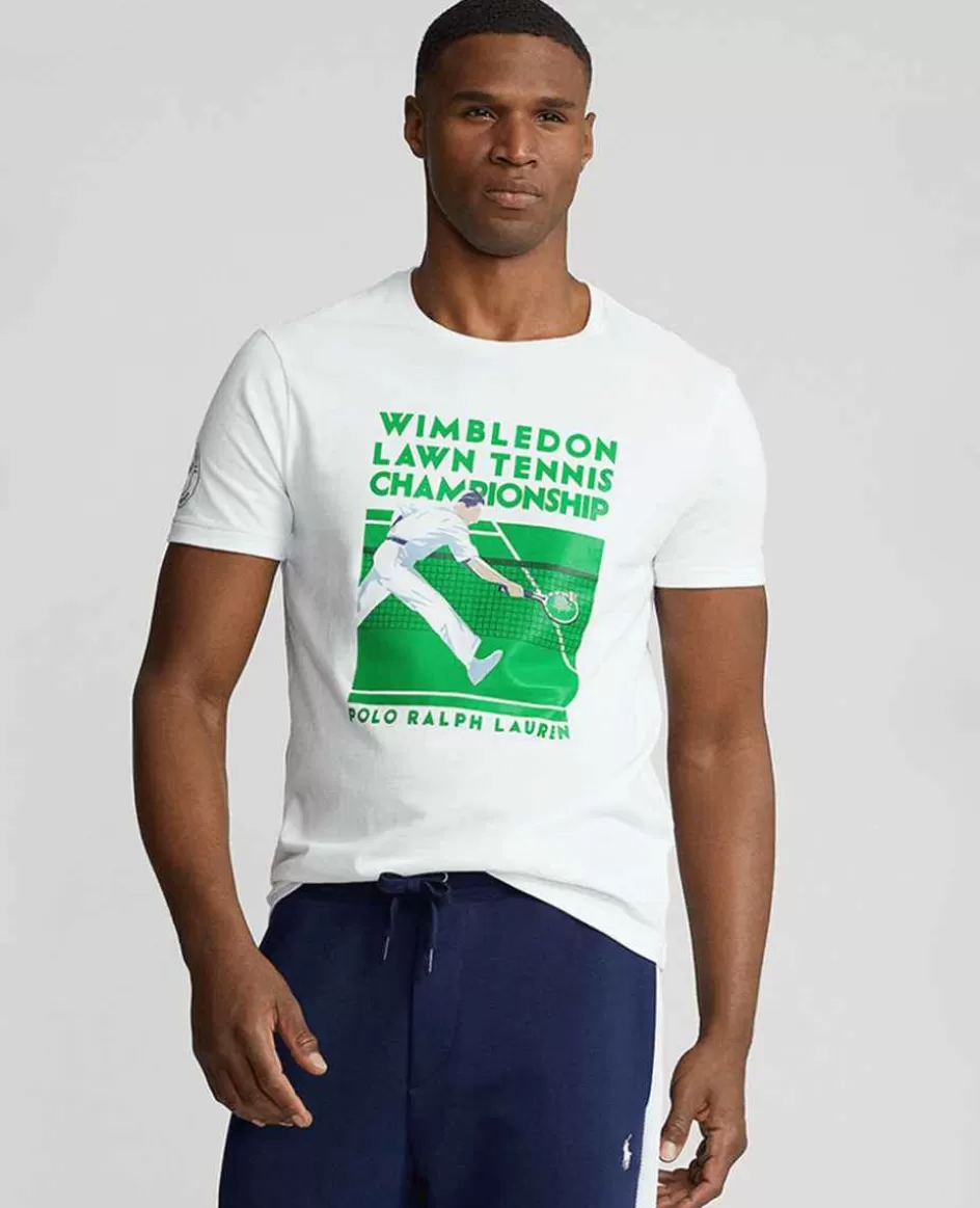 Ralph Lauren Polo Men's Custom Slim Fit T-Shirt - Tennis Player