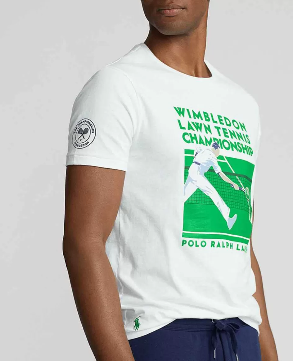 Ralph Lauren Polo Men's Custom Slim Fit T-Shirt - Tennis Player