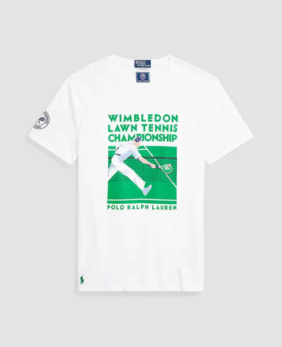 Ralph Lauren Polo Men's Custom Slim Fit T-Shirt - Tennis Player
