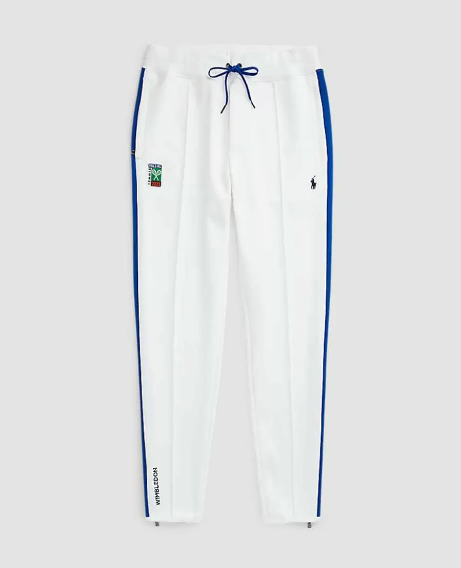 Ralph Lauren Polo Men's Stripe Trackpant - White