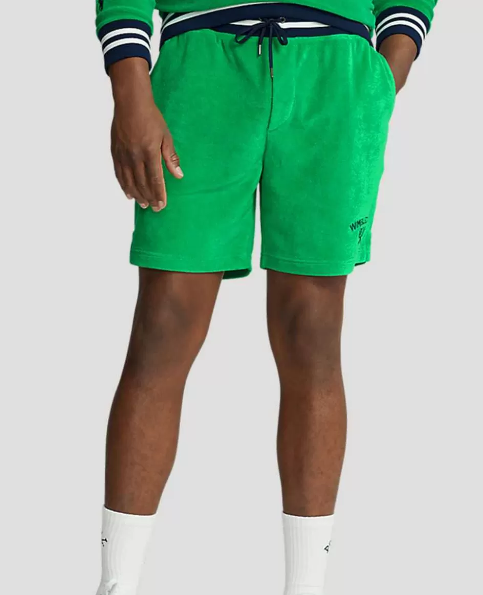Ralph Lauren Polo Men's Terry Graphic Shorts - Green