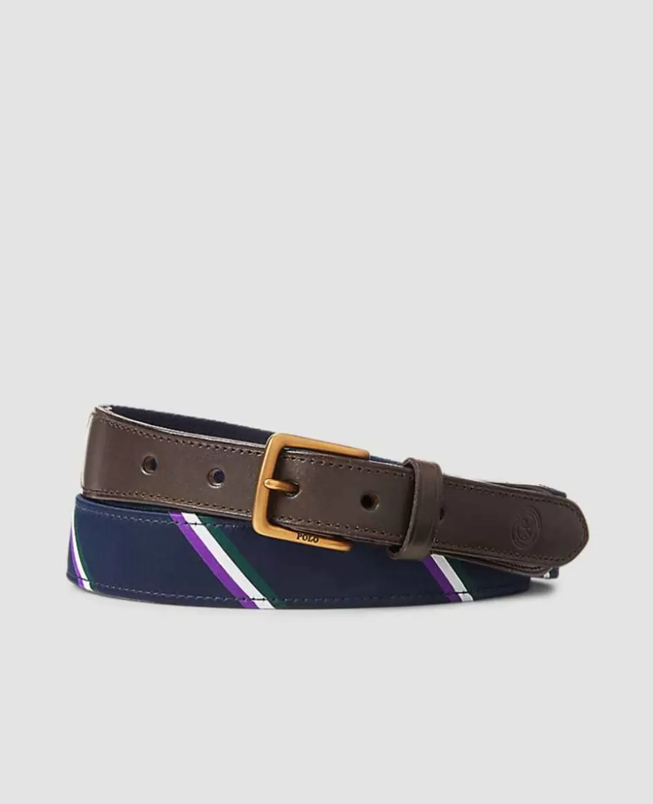 Ralph Lauren Polo Striped Belt