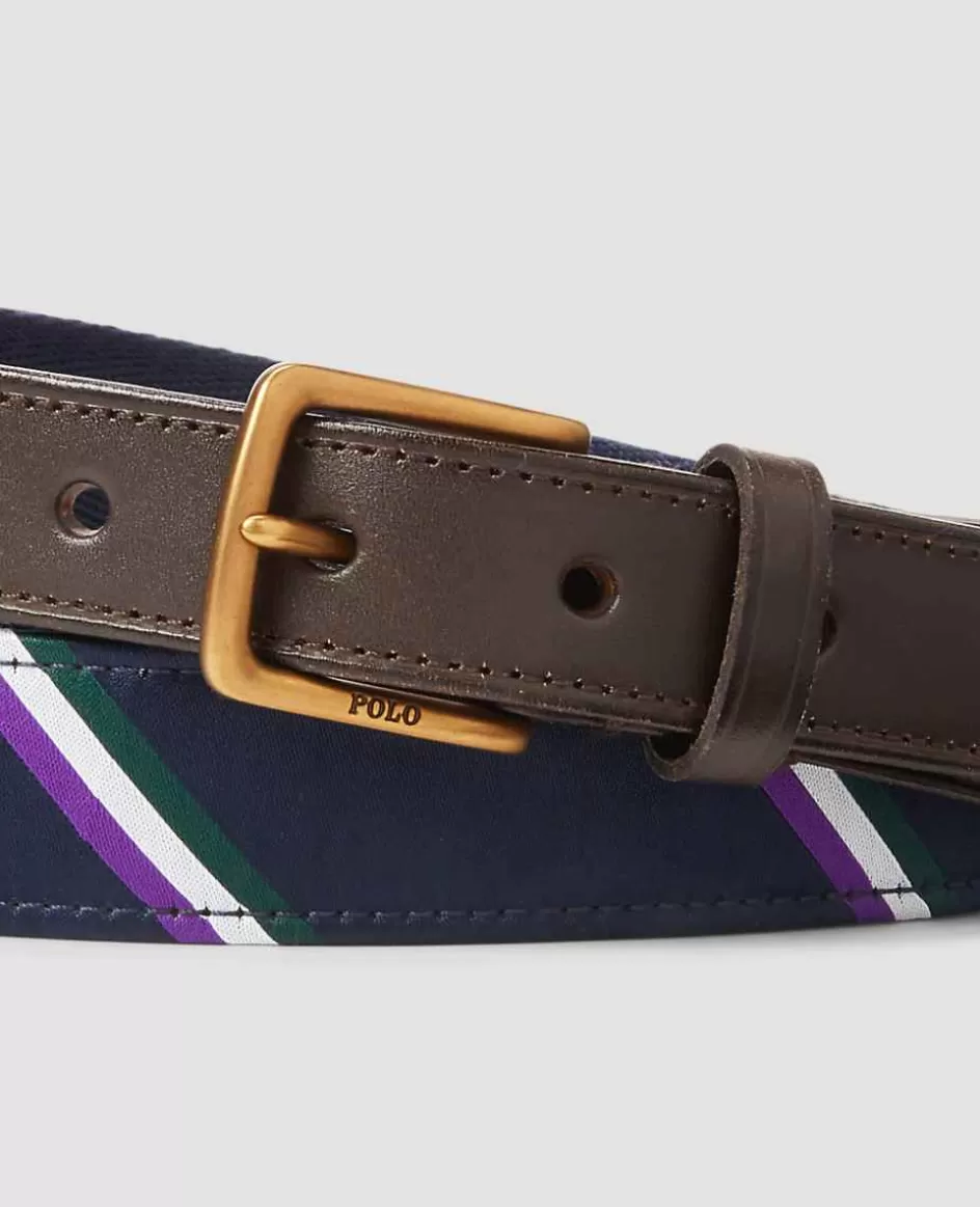 Ralph Lauren Polo Striped Belt