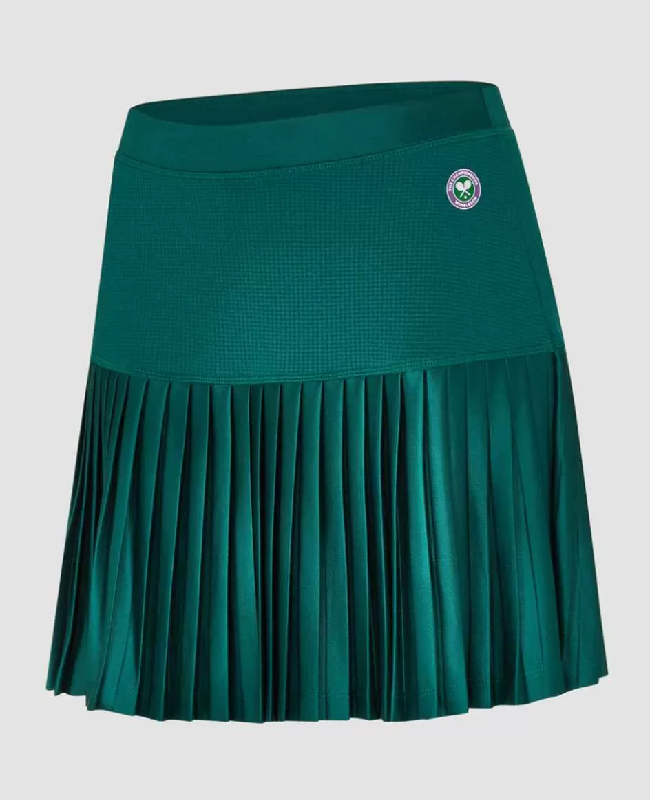 Wimbledon Womens Core Performance Skort - Green